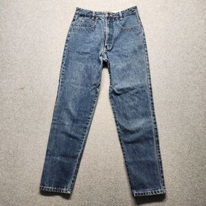 Jive Jeans Womens 12 Blue Vintage Tapered Leg High Waisted Mom 80s 90s VTG